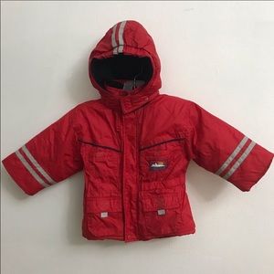 Infant 24m CT Kids Red puffed coat